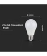 2 st. E27 9W A60 LED lamp - CCT 3-in-1, 806lm, 200 graden, blisterverpakking