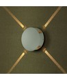4W Ronde LED wandlamp, wit - IP65, 360°, 3000K, aluminium, buiten/binnen, incl. lichtbron