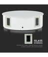 4W Ronde LED wandlamp, wit - IP65, 360°, 3000K, aluminium, buiten/binnen, incl. lichtbron