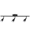 13,5W LED wandlamp met 3 koppen - 1260lm, 3000K, zwarte afwerking, incl. lichtbron