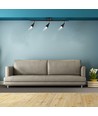 13,5W LED wandlamp met 3 koppen - 1260lm, 3000K, zwarte afwerking, incl. lichtbron