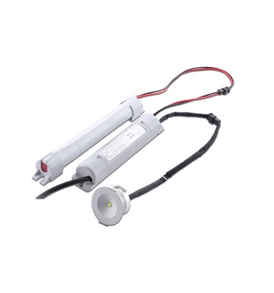 3W LED noodverlichting voor inbouw - 5500K, >3 uur batterijduur, IP20, wit