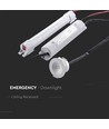 3W LED noodverlichting voor inbouw - 5500K, >3 uur batterijduur, IP20, wit