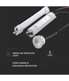 3W LED noodverlichting voor inbouw - 5500K, >3 uur batterijduur, IP20, wit