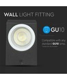 GU10 wandlamp - IP44 buiten, zonder lichtbron