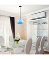 Pastel Prisma hanglamp (E27) - blauw, Ø310*180mm