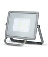 30W LED breedstraler met Samsung chip - 80lm/W, IP65, warm wit, grijs, 5 jaar garantie