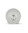 6W LED wandlamp met up/down licht - IP65, grijs, 3000K, 11 x 5,4 cm, incl. lichtbron