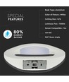 10W LED wandlamp - 1100lm, 3000K, rond, wit, IP20, incl. lichtbron