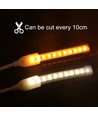 5m 10W/m waterdichte LED strip (Type X-2) - 230V, IP67, 1300lm/m, inkortbaar per 10cm, tot 50m