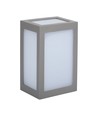 12W LED wandlamp, grijs - 750lm, 6400K, IP65, koud wit