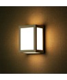 12W LED wandlamp, grijs - 750lm, 6400K, IP65, koud wit
