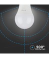 8,5W A60 E27 - Plastic Lamp, Samsung Chip, 6400K