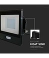 30W LED breedstraler met sensor - Samsung LED-chip, werklamp