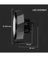 100W LED high bay, 180lm/W - Samsung LED chip, Meanwell driver, IP65, 5 jaar garantie