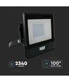 30W LED breedstraler met sensor - Samsung LED-chip, werklamp