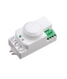 Microgolf bewegingssensor met manual override - 360°, 1-8m bereik, IP20, wit, max 300W LED