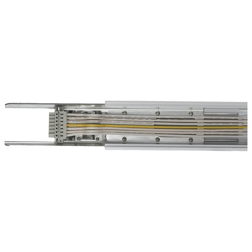 S LINE geleiderail - 8 geleiders, wit, voor lineaire trunking verlichting