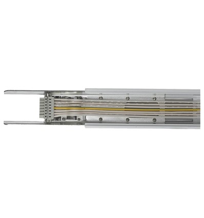 S LINE geleiderail - 8 geleiders, wit, voor lineaire trunking verlichting