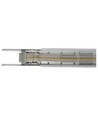 S LINE geleiderail - 8 geleiders, wit, voor lineaire trunking verlichting