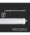 60W Waterdichte Lamp - LED, 180cm, Samsung Chip, 4000K, 5 Jaar Garantie