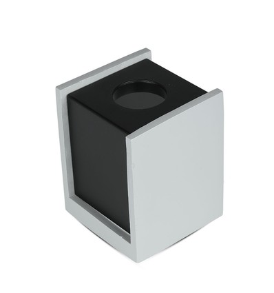 GU10 opbouwspot - Grijs/Gun black, betonlook, IP20 binnen, zonder lichtbron