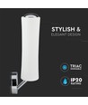 18W LED design wandlamp, dimbaar - 1200lm, wit, warm wit, Triac faseafsnijding, 120° stralingshoek