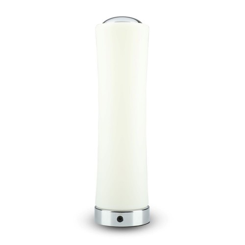 18W LED design tafellamp - Touch dimbaar, 1200lm, 3000K, chroom finish