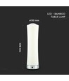 18W LED design tafellamp - Touch dimbaar, 1200lm, 3000K, chroom finish