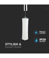 18W Design hanglamp, dimbaar - 1200lm, warm wit, wit, 3000K
