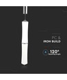 32W LED Designer Double Long hanglamp, dimbaar - 3000K, wit, 2100lm, Triac dimbaar
