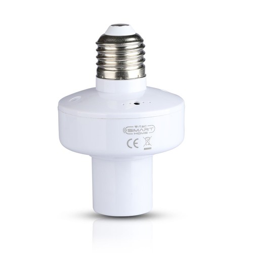 E27 Wi-Fi smart fitting - Max 20W, werkt met Alexa en Google Home, wit