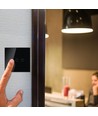 WiFi 3-weg touch schakelaar, zwart - 2200W, werkt met Google Home en Alexa, 3 Gang 1 Way