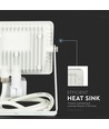 20W LED breedstraler met sensor - Samsung LED chip, wit, IP65, warm wit