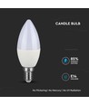 7W kaarslamp E14 - Plastic, Lamp, Samsung Chip, 3000K