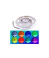5m 24W/m RGB+WW COB-LED strip - 24V DC, IP20, 840 LED's per meter, COB LED