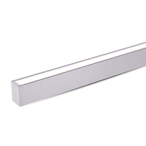 120cm 60W Samsung LED lijnverlichting, Up/Down - 6000lm, dimbaar, zilver, incl. ophangkabel