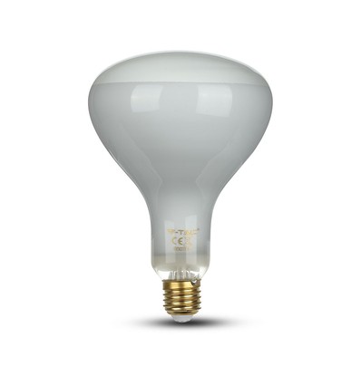E27 8W dimbare LED Kooldraadlamp - R125