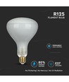 E27 8W dimbare LED Kooldraadlamp - R125