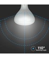 E27 8W dimbare LED Kooldraadlamp - R125