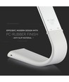 6,5W flexibele LED bureaulamp, oplaadbaar - 12V, wit, dimbaar, 3-in-1 CCT, touch-bediening