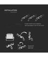 500W LED breedstraler, dimbaar - Samsung LED chip, Meanwell driver, IP65, 4000K, 120lm/W