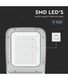 120W LED straatverlichting - 130lm/W, IP65, Samsung LED chip, Inventronics driver, grijs