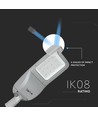 120W LED straatverlichting - 130lm/W, IP65, Samsung LED chip, Inventronics driver, grijs
