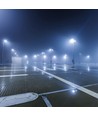 100W LED wegarmatuur voor draadophanging - 130lm/W, Samsung LED chip, IP65, 4000K, grijs, IK08