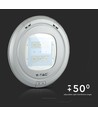 100W LED wegarmatuur voor draadophanging - 130lm/W, Samsung LED chip, IP65, 4000K, grijs, IK08