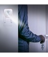 V-Tac IP65 infrarood bewegingssensor, wit - 360 graden, 20m bereik, max 1000W LED, buiten/binnen