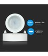 GU10 Wandlamp - 2-weg, Roestvrij Stalen Behuizing, IP44, Mat Wit