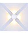4W ronde LED wandlamp - IP65, 110lm/W, wit, buiten, incl. lichtbron