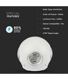 4W ronde LED wandlamp - IP65, 110lm/W, wit, buiten, incl. lichtbron